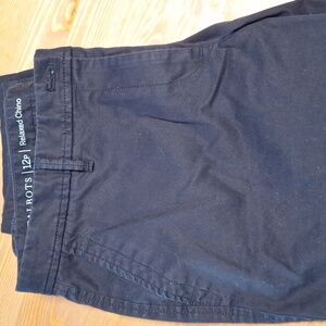 Black Relaxed Chino 12p